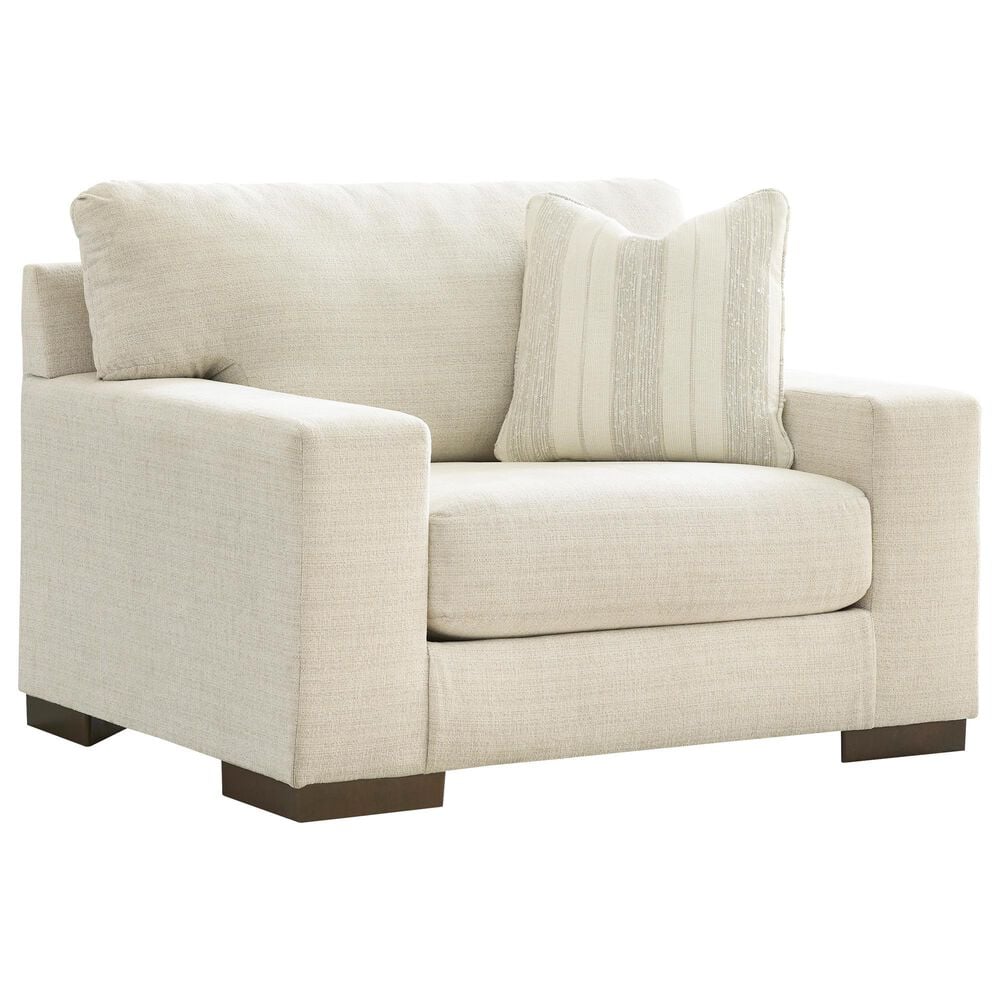 Ashley Maggie Chair and Ottoman in Birch, , large