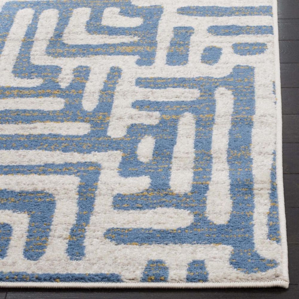 Safavieh Amsterdam AMS106C-4 4&#39; x 6&#39; Ivory/Light Blue Area Rug, , large