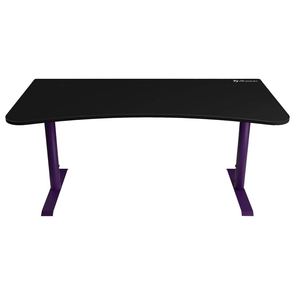 Arozzi Arena Gaming Desk in Deep Purple and Black, , large