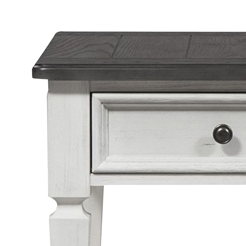 Belle Furnishings Allyson Park Drawer End Table in White, , large