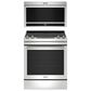 Maytag 2-Piece Kitchen Package with 6.4 Cu. Ft. Electric Range and 1.1 Cu. Ft. Over-The-Range Toaster Oven in Fingerprint Resistant Stainless Steel, , large