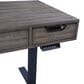 Riva Ridge Harper Point 60" Lift Desk in Fossil and Black, , large