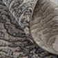 Feizy Vancouver 4" x 6" Beige and Charcoal Area Rug, , large