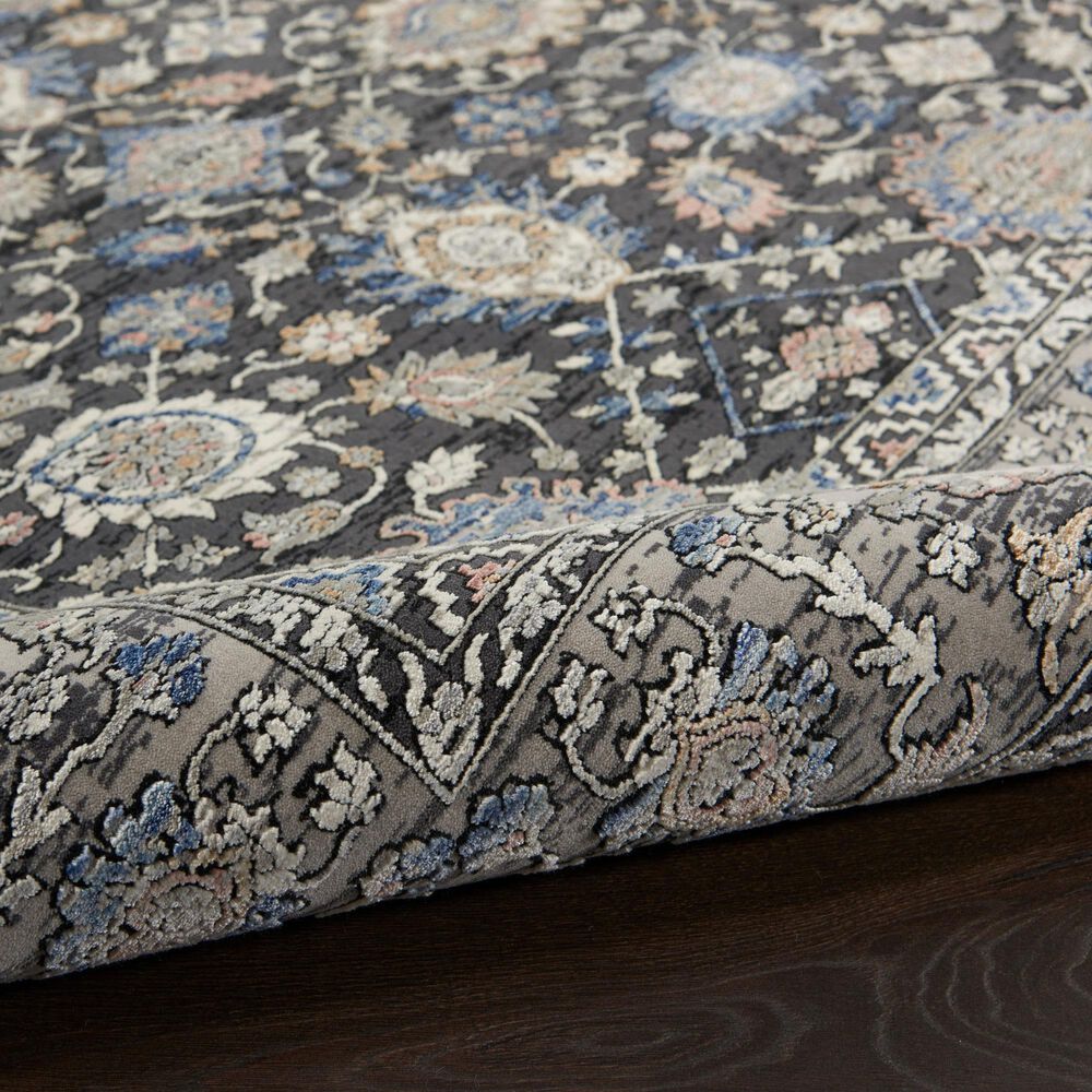 Nourison Starry Nights STN11 10&#39; x 13&#39; Grey and Blue Area Rug, , large