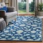 Safavieh Micro-Loop 8" x 10" Navy and Grey Area Rug, , large