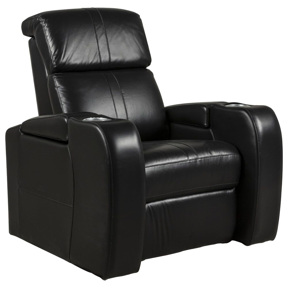 Style Expressions Flicks Leather Power Recliner with Headrest in Bali Spider, , large
