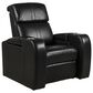 Style Expressions Flicks Leather Power Recliner with Headrest in Bali Spider, , large