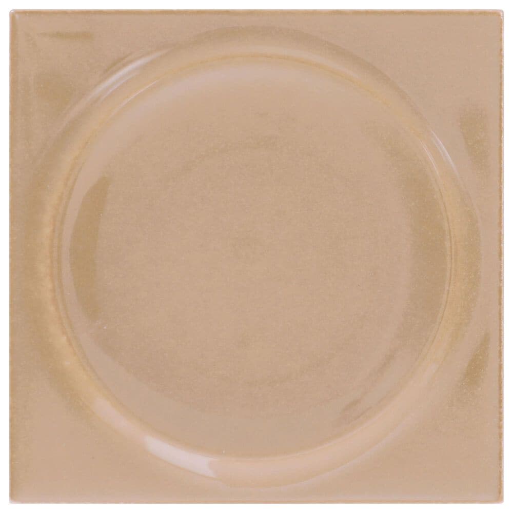Dal-Tile Nu Bare Caramel 4" x 4" Square Circle Ceramic Tile, , large