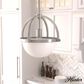 Hunter Wedgefield 1-Light Pendant in Brushed Nickel, , large