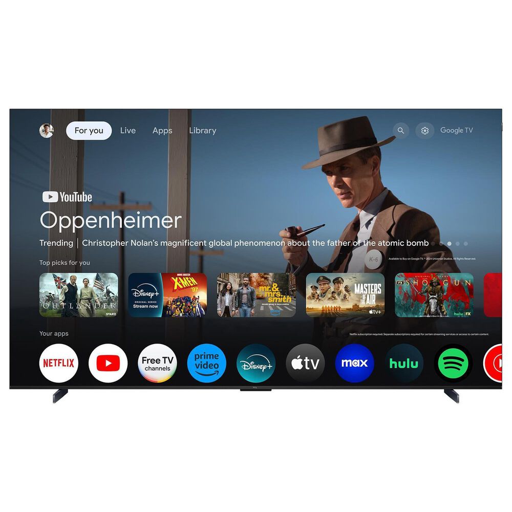 TCL 98&quot; Class Q6 Series 4K UHD HDR QD-Mini LED - Smart Google TV with Q Class 5.1.2 Channel Soundbar System in Black, , large