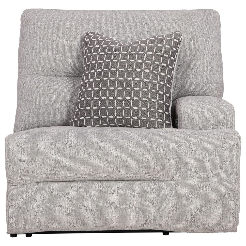 Ashley Acklen Place 3-Piece Power Left Facing Reclining Sectional with Chaise in Pewter, , large