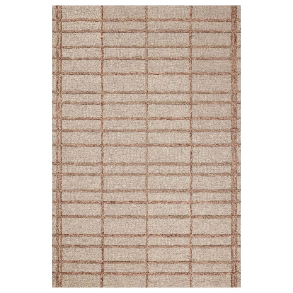 Chris Loves Julia x Loloi Bradley 9"3" x 13" Rose and Blush Area Rug, , large