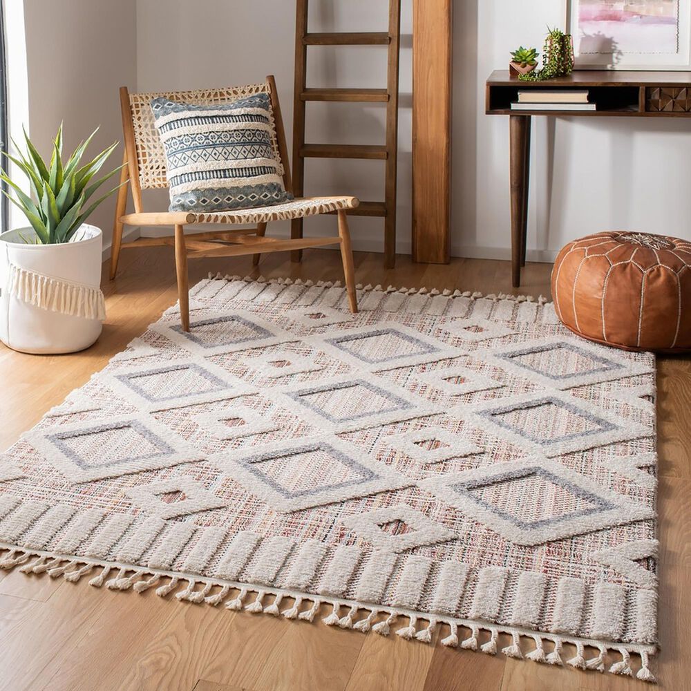 Safavieh Marrakesh Southwestern 10&#39; x 14&#39; Grey and Multicolor Area Rug, , large