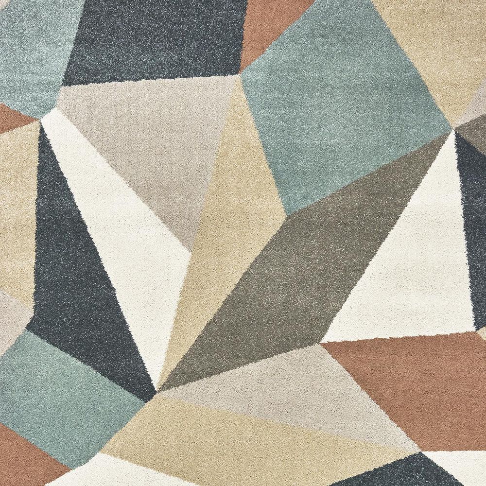 Oriental Weavers Carson 9659B 5&#39;3&quot; x 7&#39;3&quot; Blue Area Rug, , large