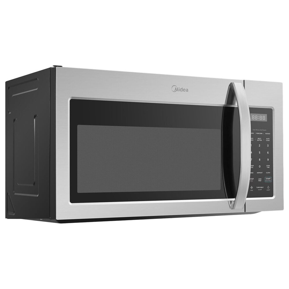 Midea 4-Piece Kitchen Package with 29.3 Cu. Ft. French Door Refrigerator and 6.3 Cu. Ft. Electric Range in Stainless Steel, , large