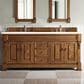 James Martin Vanities Brookfield 72" Double Bathroom Vanity in Country Oak with 3 cm Eternal Marfil Quartz Top and Rectangle Sink, , large