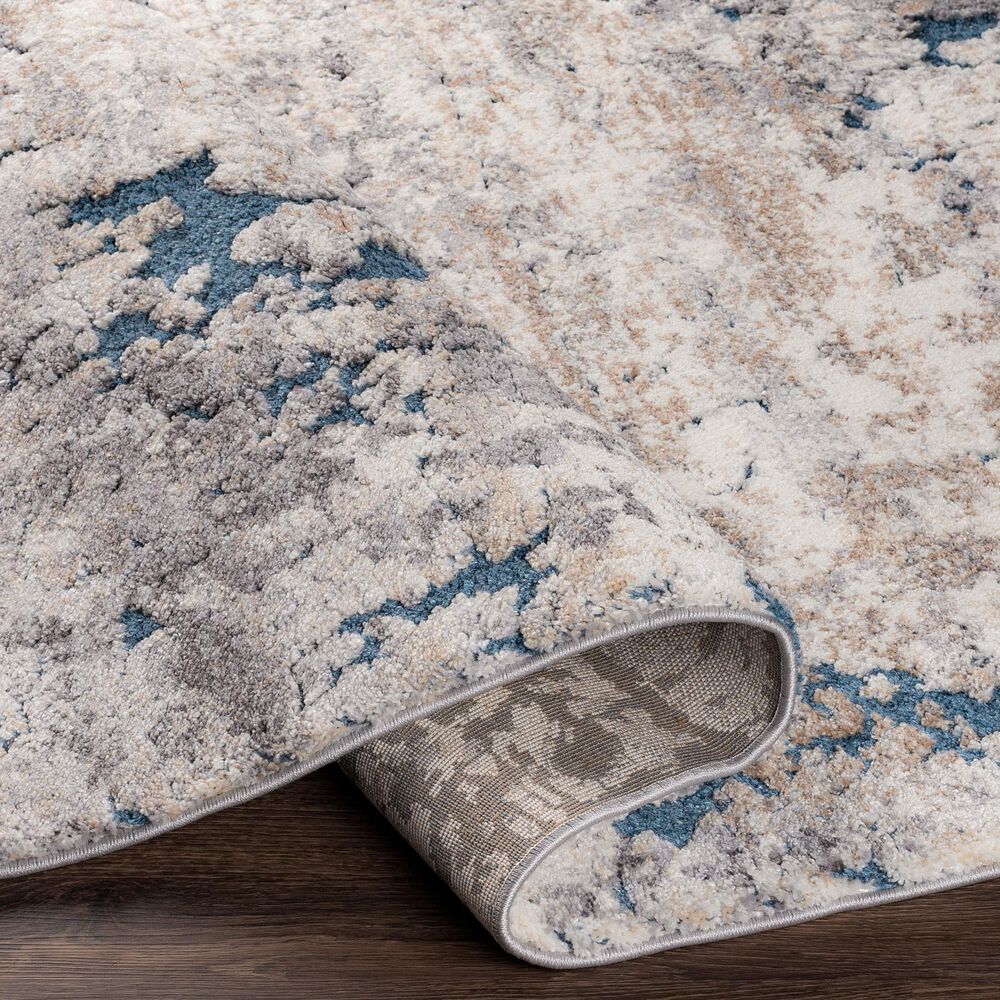 Surya Tuscany TUS-2313 7&#39;10&quot; x 10&#39;3&quot; Blue, Gray, Black and Ivory Area Rug, , large