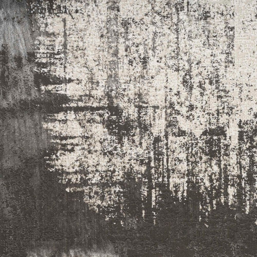 Nourison Desire Grey and Ivory 6&#39; x 9&#39; Area Rug, , large