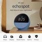 Amazon Echo Spot (2024 release), Smart alarm clock with vibrant sound + Alexa - Ocean Blue, , large
