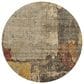 Dalyn Rug Company Nouveau NV9 8" Round Khaki Indoor/Outdoor Area Rug, , large