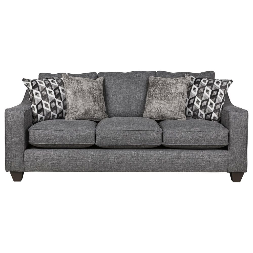 J Cooper USA Galaxy Stationary Sofa in Cinder, , large