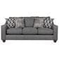 J Cooper USA Galaxy Stationary Sofa in Cinder, , large