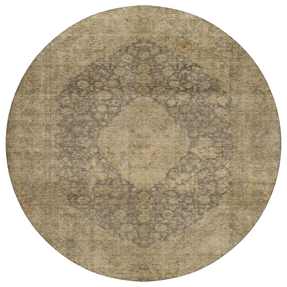 Dalyn Rug Company Tabrook TB13 Mocha 8" Round Area Rug, , large