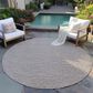 Dalyn Rug Company Laidley 6" Round Taupe Indoor/Outdoor Area Rug, , large