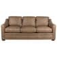 Hickorycraft Leather Stationary Sofa in Winslow, , large