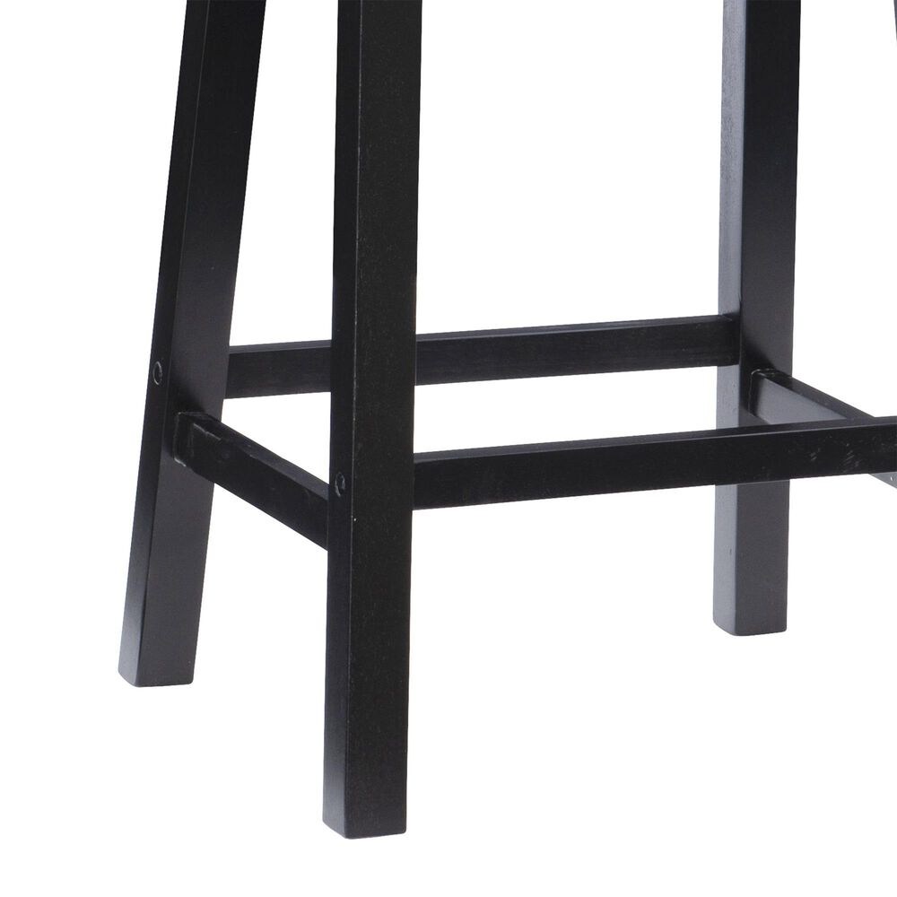 Linon Home Decor Beamon Bar Stool in Antique Black, , large