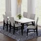 Mayberry Hill Marlene 7-Piece Rectangular Dining Set in Black and White, , large