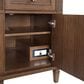 James Martin Vanities Lorelai 60" Double Vanity in Mid-Century Walnut with 3 cm White Zeus Quartz Top, , large