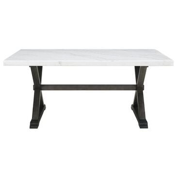 Mayberry Hill Lexi Dining Table in Espresso and White - Table Only, , large