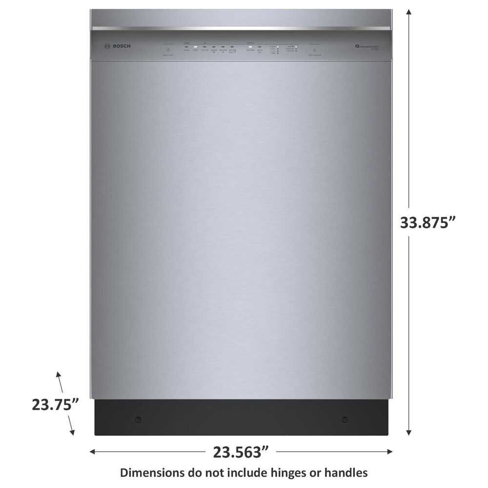 Bosch 300 Series 24&#39;&#39; Built-In Recessed Handle Dishwasher with 5 Wash Cycles in Stainless Steel, , large