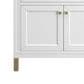James Martin Vanities Chicago 36" Single Bathroom Vanity in Glossy White with 3 cm Charcoal Soapstone Quartz Top and Rectangular Sink, , large