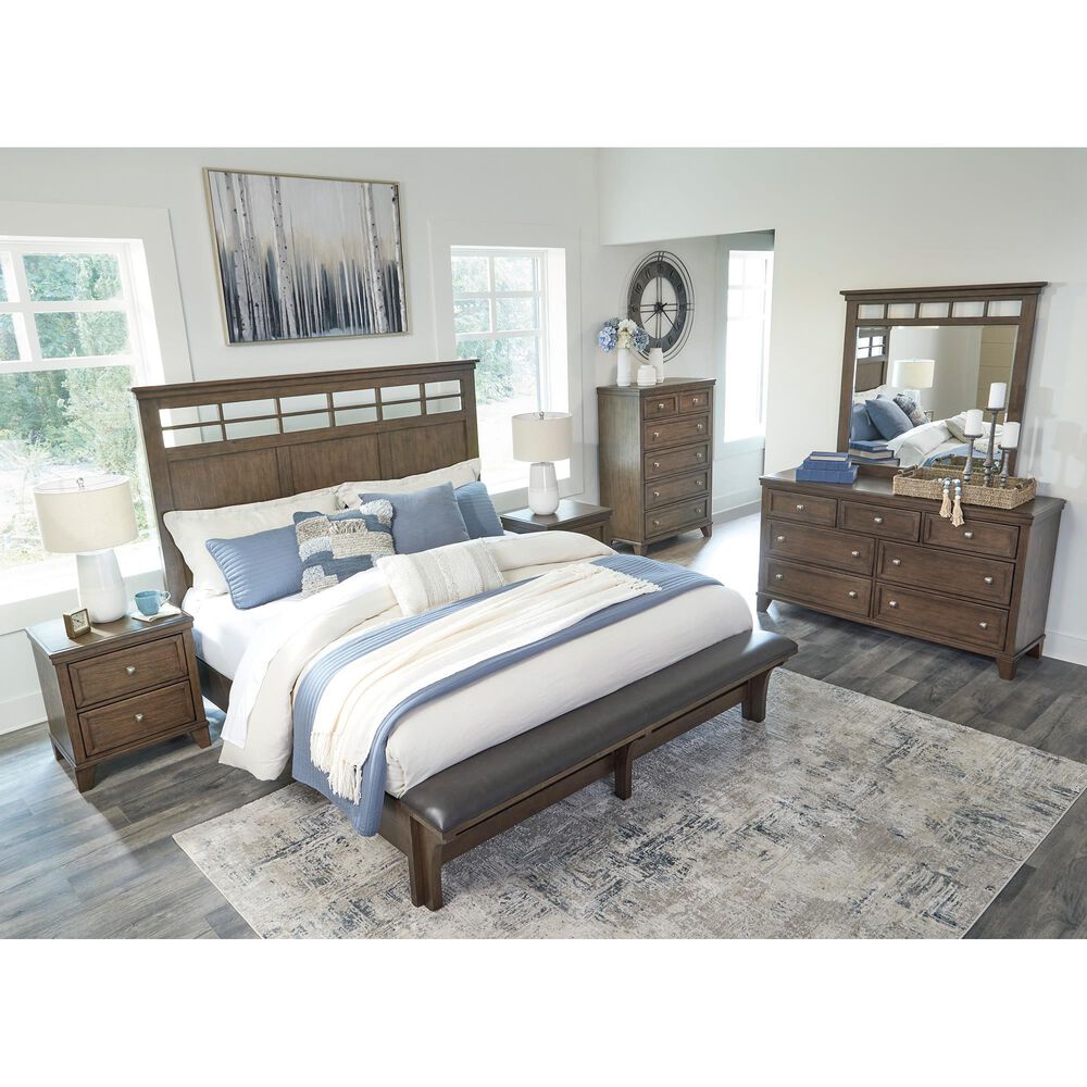 Ashley Shawbeck 7-Drawer Dresser in Medium Brown, , large