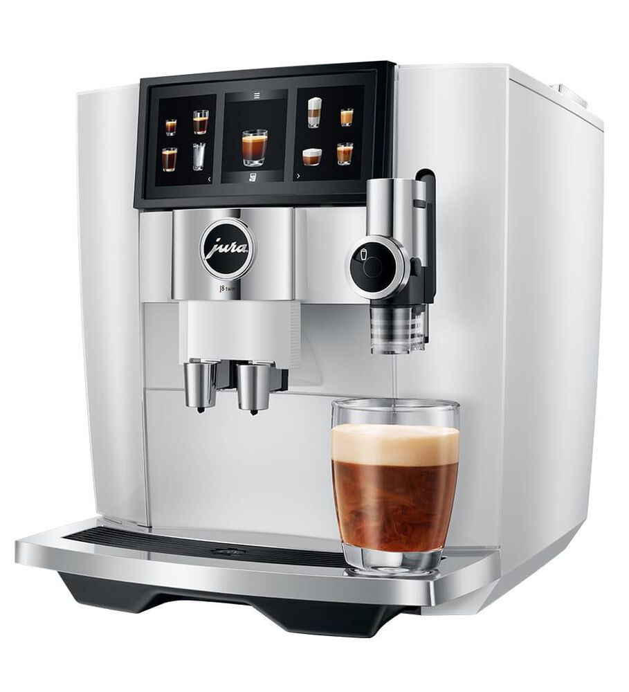 Jura J8 64 Oz Twin Automatic Coffee Maker in Diamond White, , large