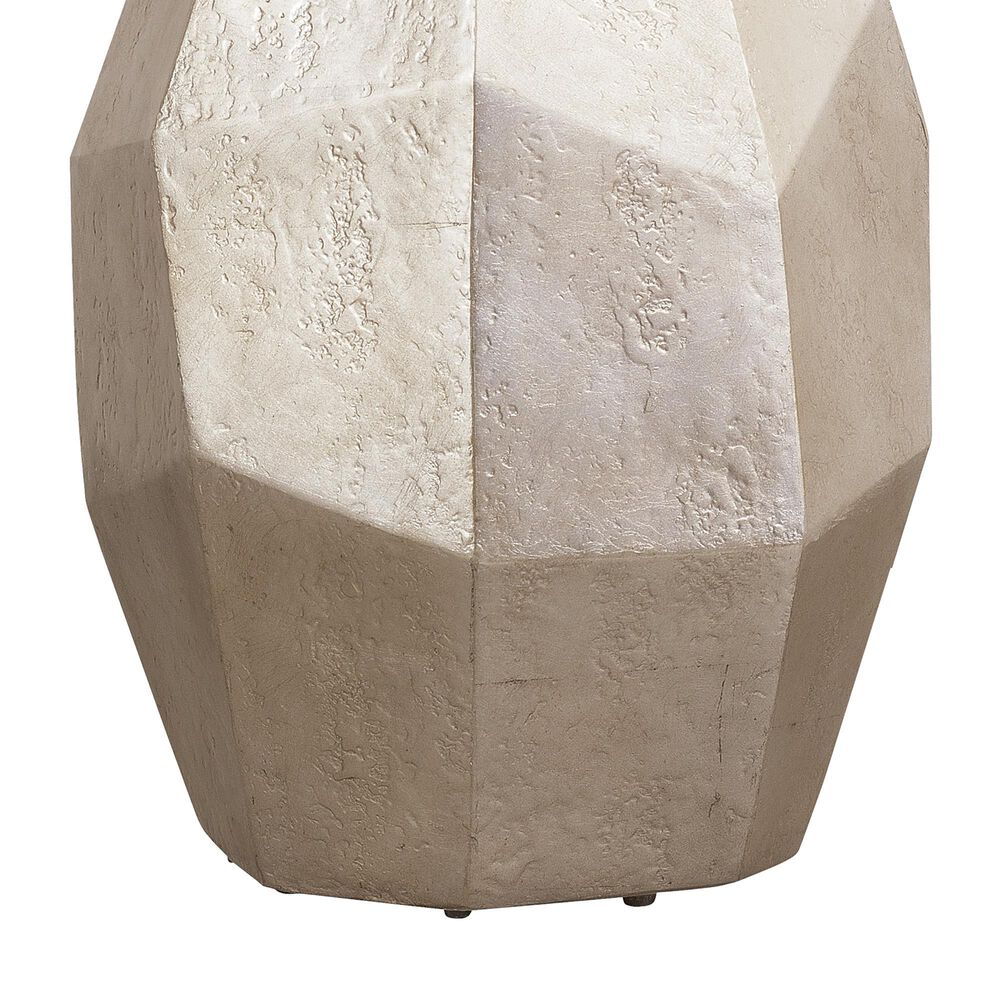 Hooker Furniture Westwood Accent Table in Polished Limestone and Silver, , large