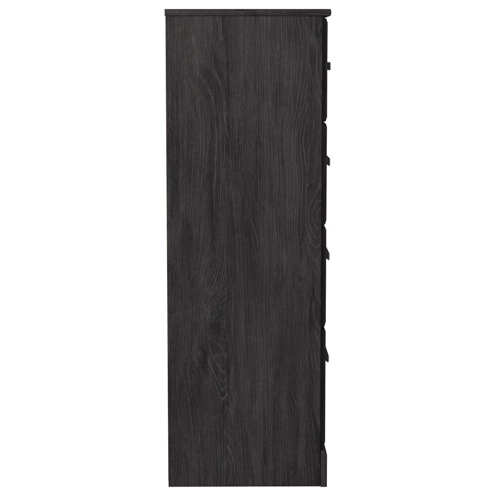 Ashley Belachime 5 Piece Full Panel Bedroom Set in Dark Charcoal, , large