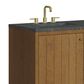 James Martin Hudson 60" Double Bathroom Vanity in Honey Oak with 3 cm Parisien Bleu Silestone Top and Rectangular Sinks, , large