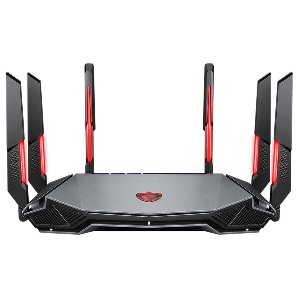 MSI RadiX AXE6600 Wi-Fi 6E Tri-Band Gaming Router in Black, , large