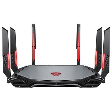 MSI RadiX AXE6600 Wi-Fi 6E Tri-Band Gaming Router in Black, , large