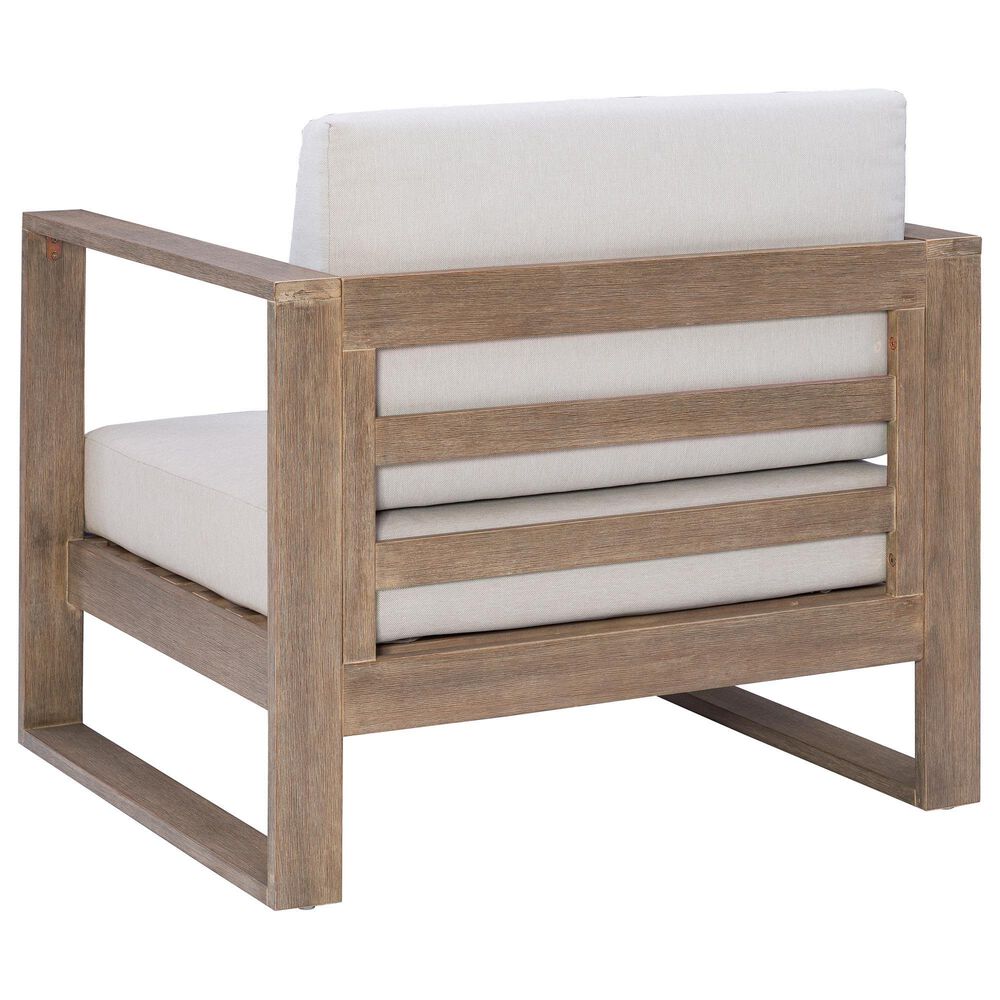 Linon Home Decor Silas Patio Arm Chair in Beige, , large