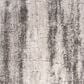 Nourison Dreamy Shag 4" x 6" Ivory and Charcoal Area Rug, , large