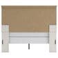 Ashley Linnocreek Queen Panel Bed in White and Warm Brown, , large