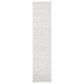 Safavieh Tulum  2" x 9" Ivory and Light Grey Runner, , large