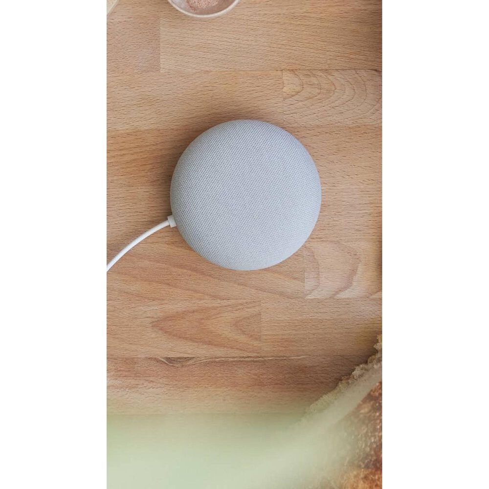 Google Nest Mini &#40;2nd Gen&#41; - Smart Home Speaker with Google Assistant - Chalk, , large