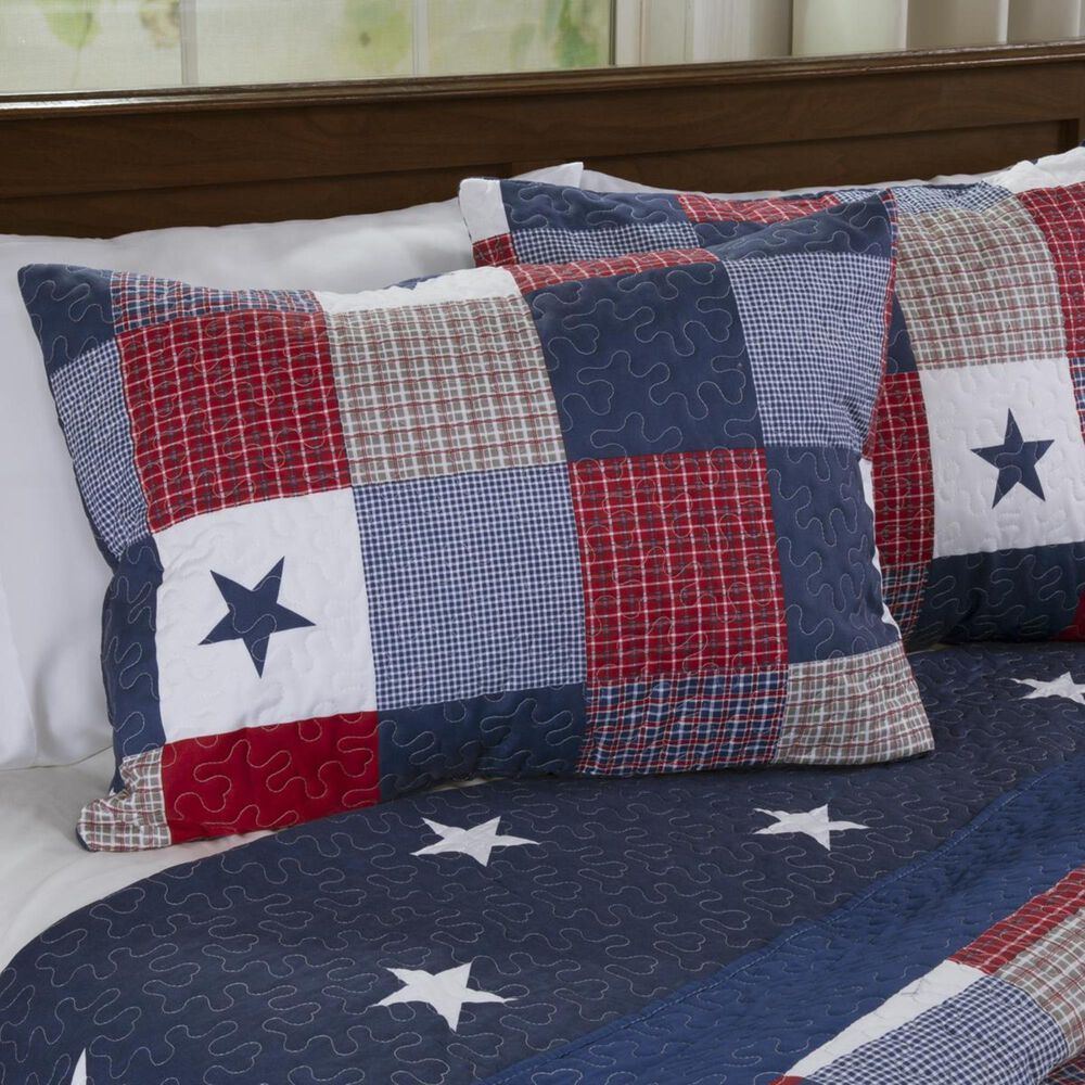 Timberlake Lavish Home Caroline 3 Piece Quilt Set, , large