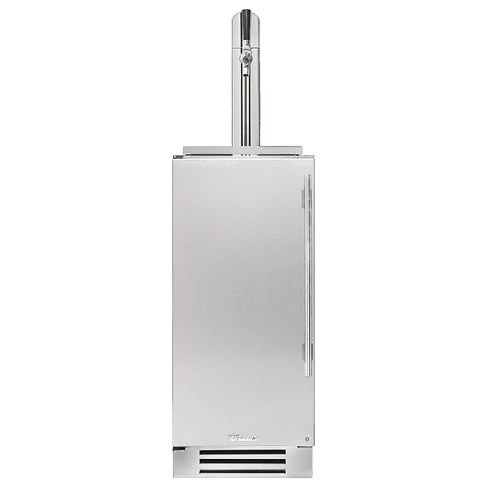 True Residential 3.14 Cu. Ft. Single Tap Undercounter Beverage Dispenser with Left Hinge and Solid Door in Stainless Steel, , large