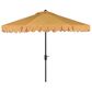Safavieh Elegant Valance 9 ft. Auto Tilt Umbrella in Yellow and White, , large